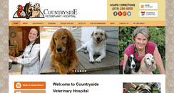 Desktop Screenshot of countrysideveterinaryhospital.com